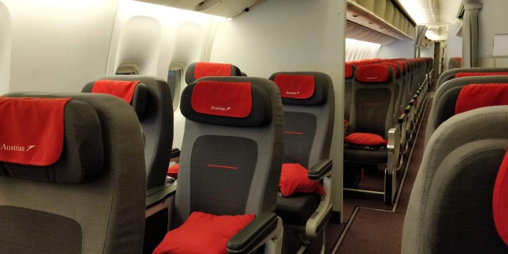 Austrian Airlines Premium Economy Class Boeing 777 1600x800