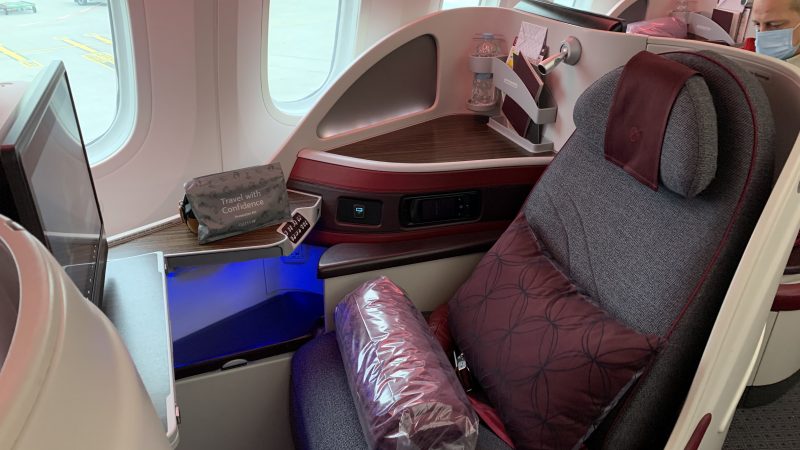 Qatar Airways Sitzplatzreservierung Business Class Kosten reisetopia.de