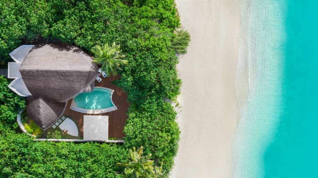 Poolvilla auf den Malediven