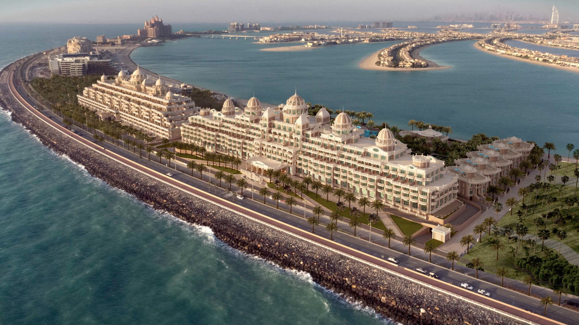 Raffles The Palm Dubai Resort, Ansicht