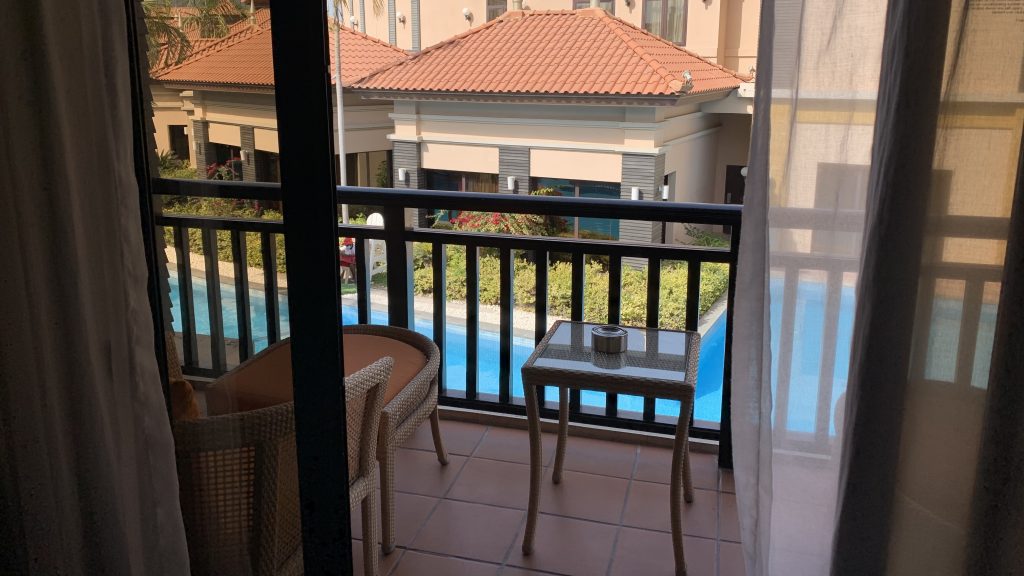 Avis : hôtel Anantara The Palm Dubai Resort - balcon