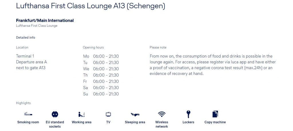 Lufthansa Lounge Öffnungszeiten