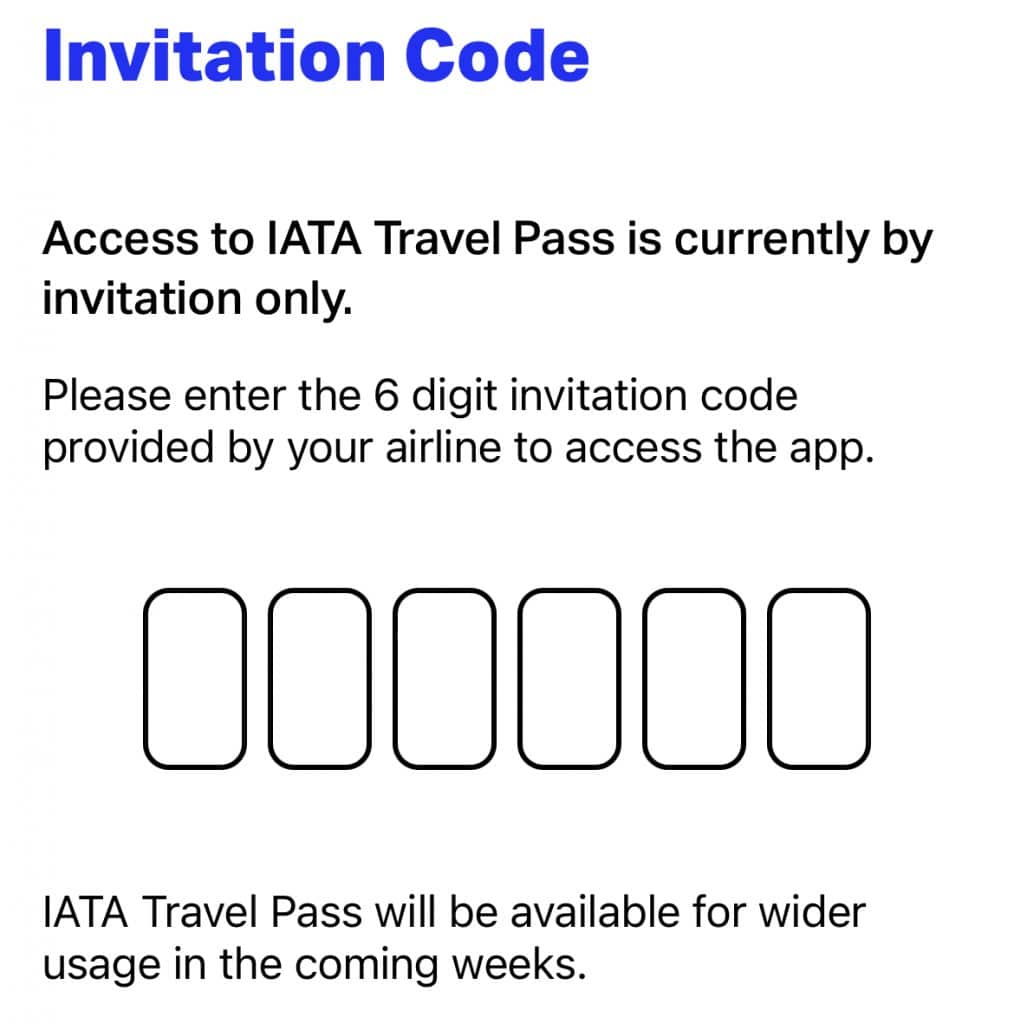 IATA Travel Pass App