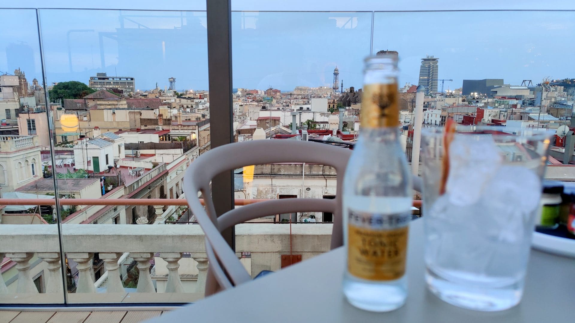 Kimpton Vividora Barcelona Rooftop Bar Drink