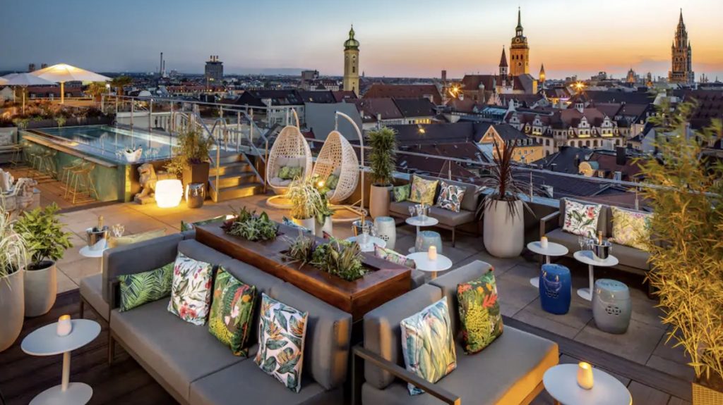 Mandarin Oriental München Rooftop Terrasse