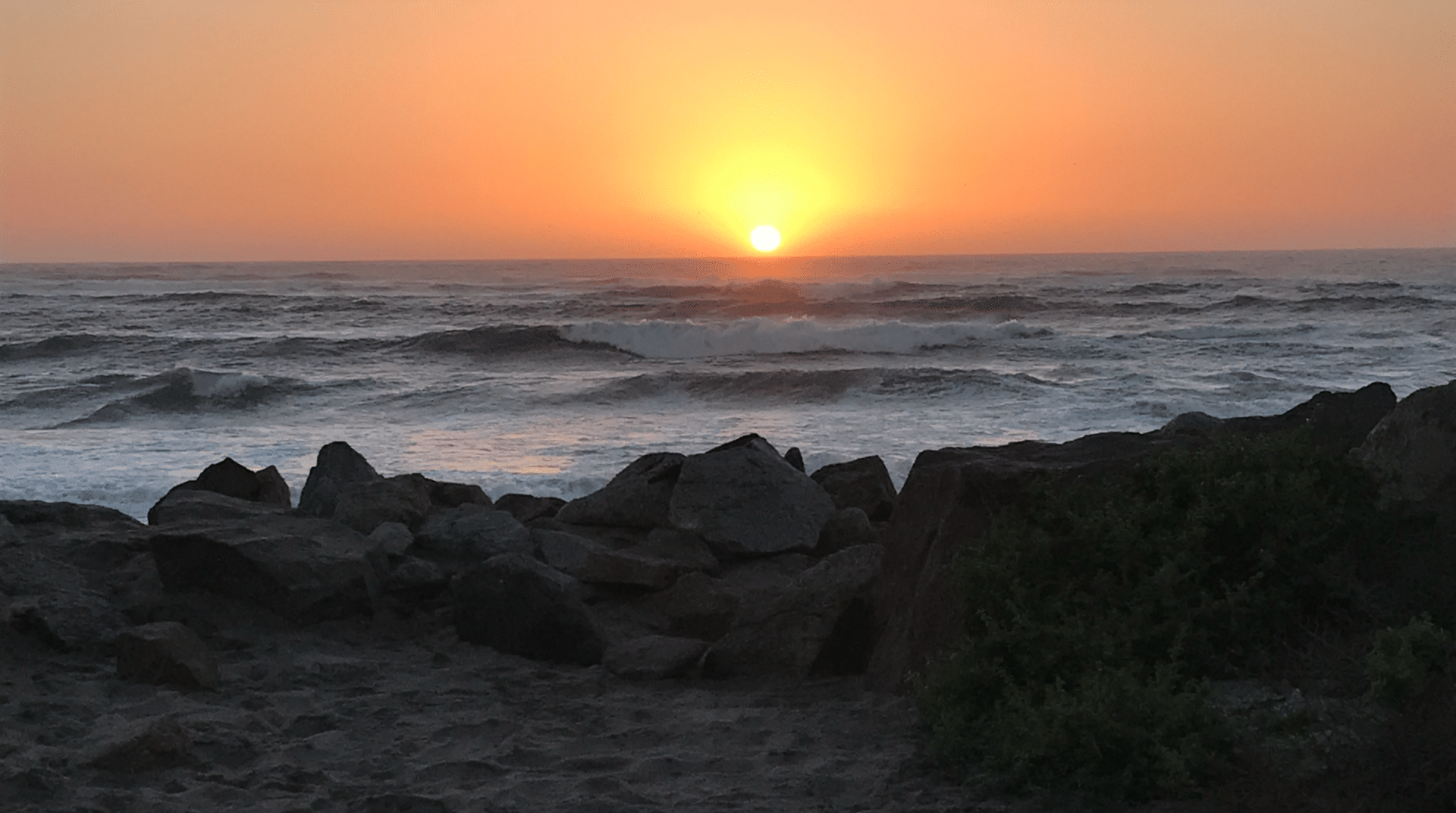Strand und Meer bei Swakopmund in Namibia