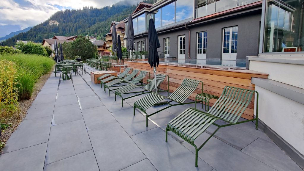 The Cambrian Adelboden Spa Außenbereich