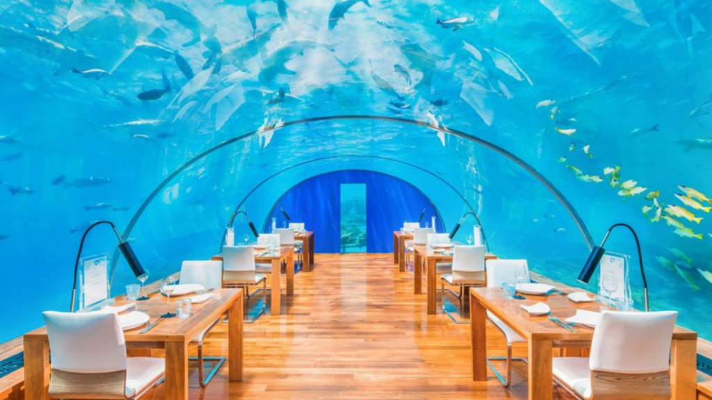Conrad Maldives Rangali Island Unterwasserrestaurant
