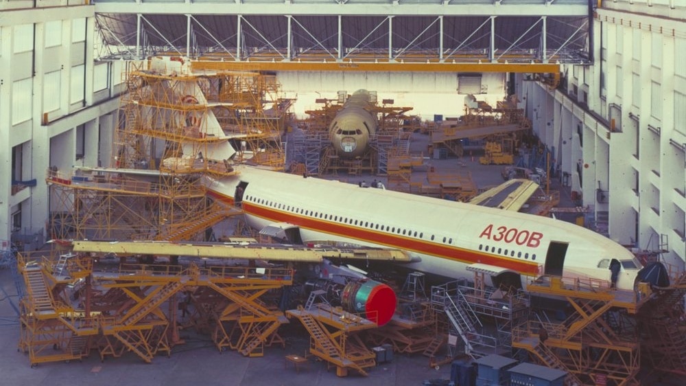 A300B In Final Assembly Line Cropped