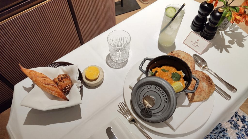 The Biltmore Mayfair London Room Service Curry 2