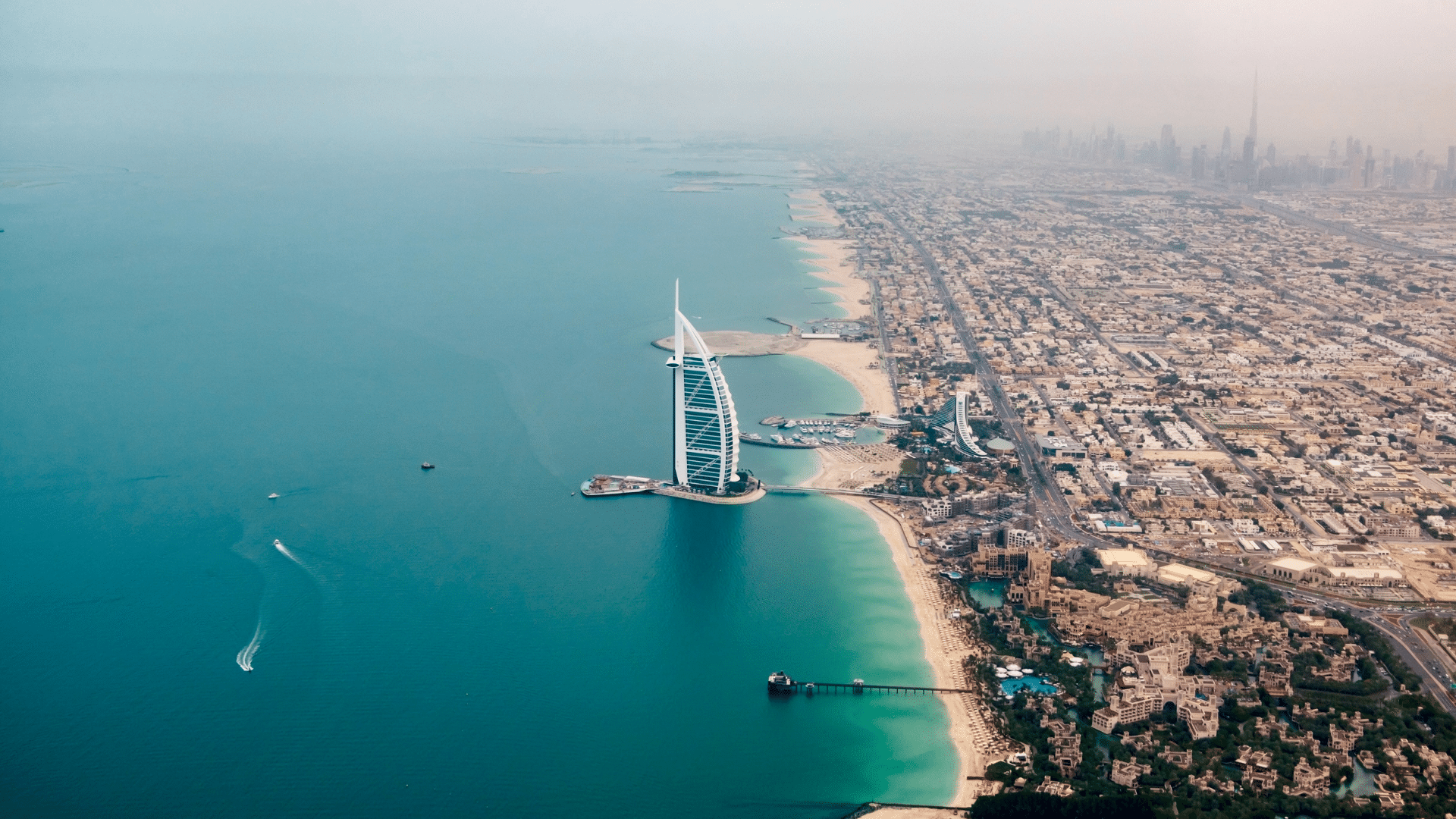 Dubai Vogelperspektive