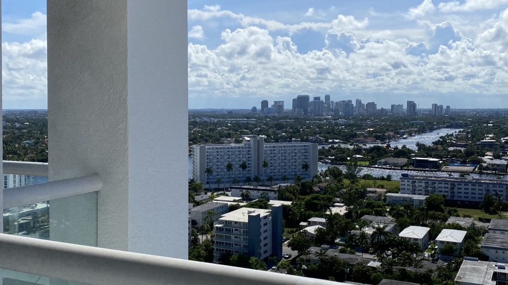 Conrad Fort Lauderdale Beach Suite Balkon