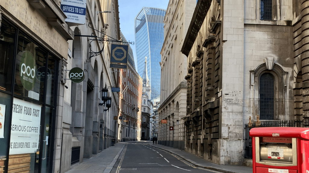 London England Financial District
