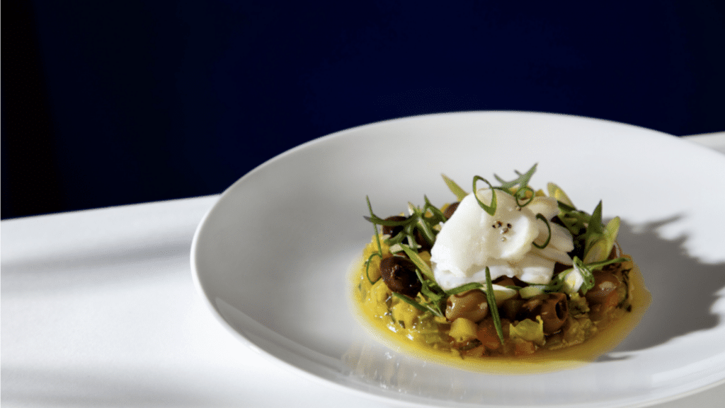 Nage De Dos De Cabillaud Aux Petits Légumes De Mathieu Viannay