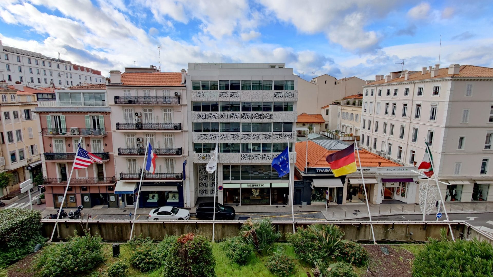 Hotel Barriere Le Gray D'Albion Cannes Zimmer Ausblick
