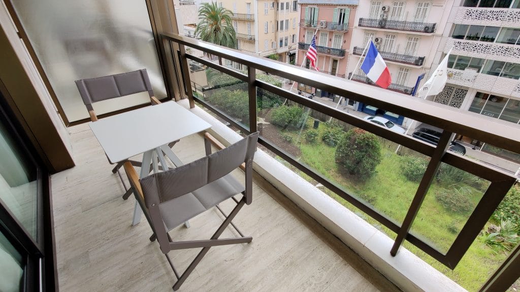 Hotel Barriere Le Gray D'Albion Cannes Zimmer Balkon
