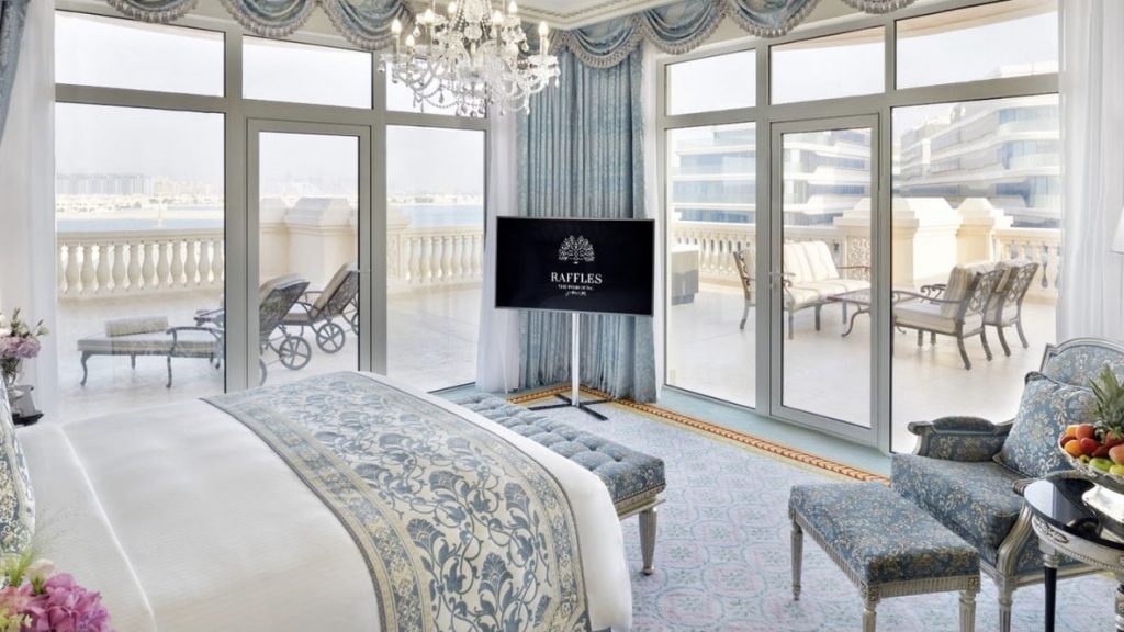 Raffles The Palm Dubai Premier Club Terrace Zimmer