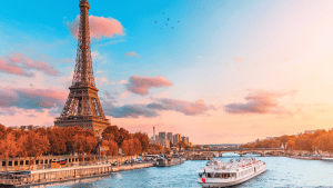 Paris Eiffelturm Seine