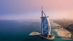 Burj Al Arab, Hotel Dubai Ansicht