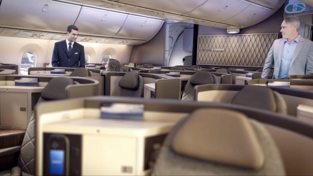 EL AL Business Class Boeing 787