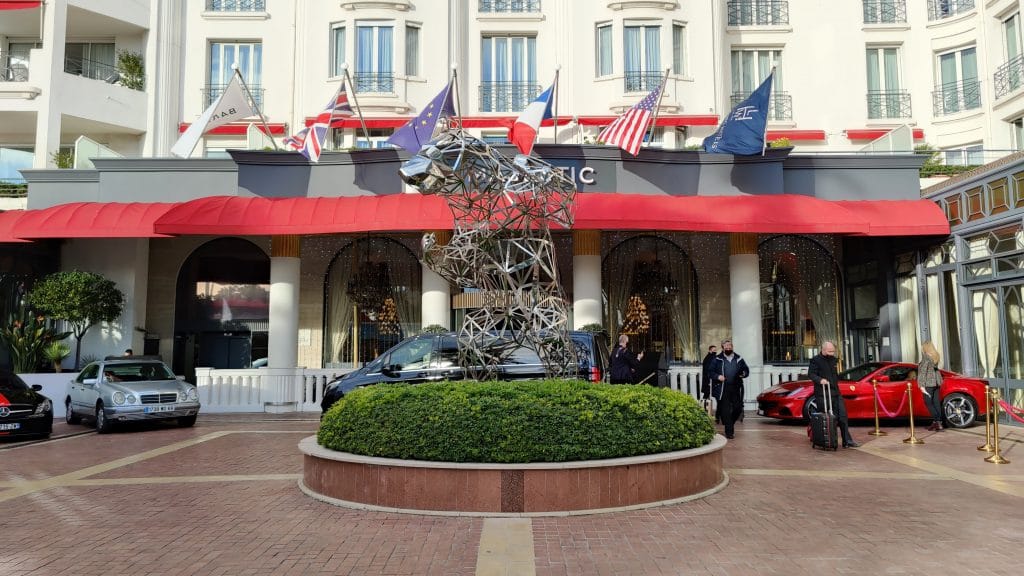 Hotel Le Majestic Barriere Cannes Eingang