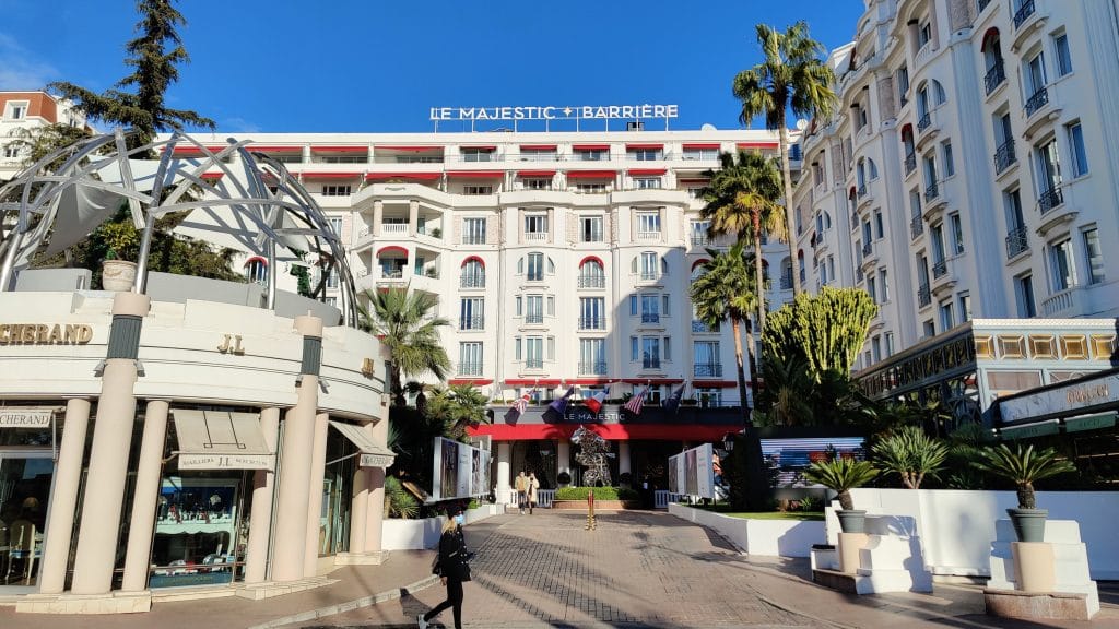 Hotel Le Majestic Barriere Cannes Gebaeude