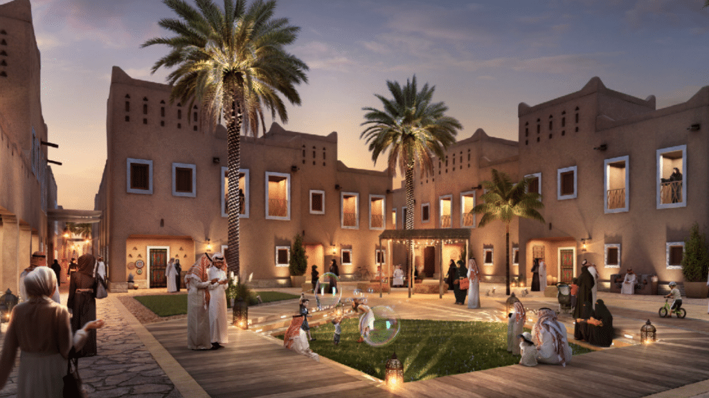 Diriyah Saudi Arabien Saudi Vision 2030 Gebäude