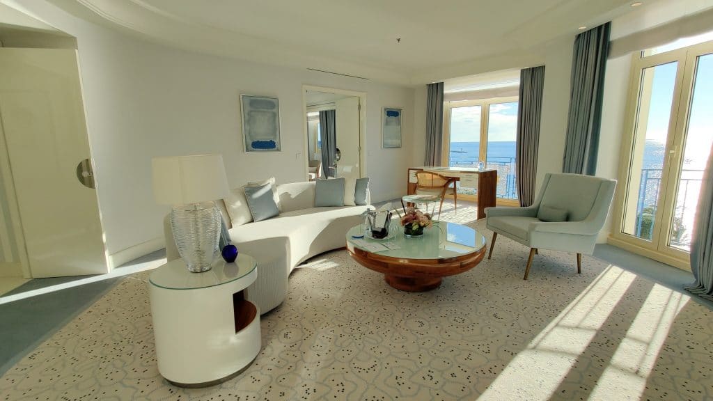 Hotel Martinez Cannes Prestige Suite Wohnzimmer 4