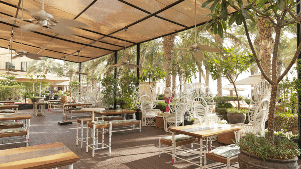 The Fairmont The Palm Dubai Restaurant Terrasse