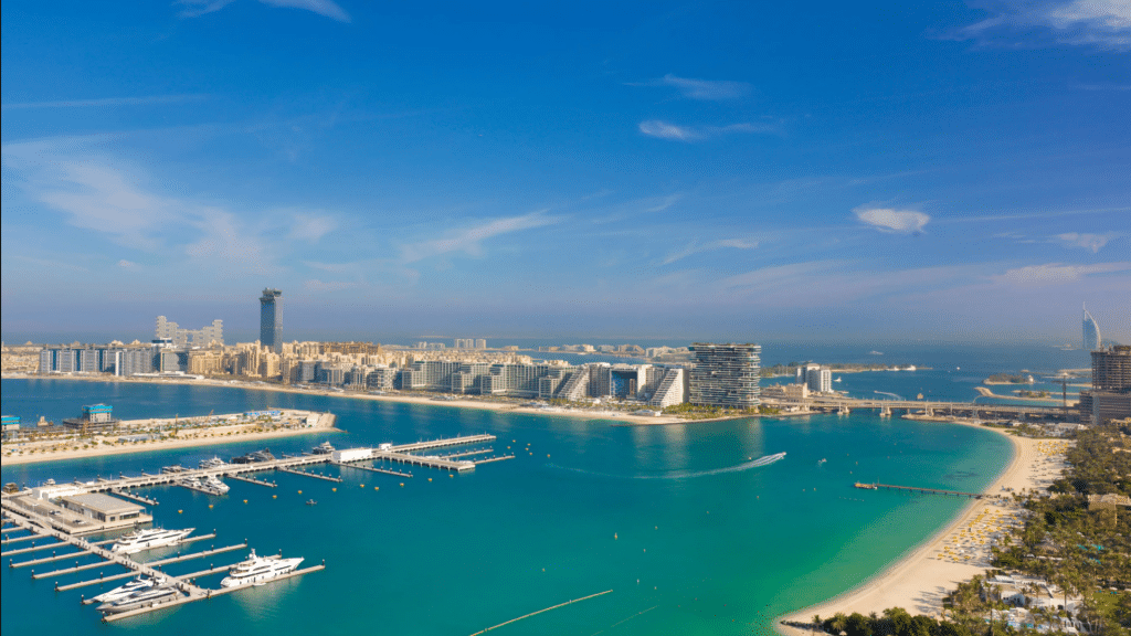 W Dubai Mina Seyahi Marriott Hotel Ausblick