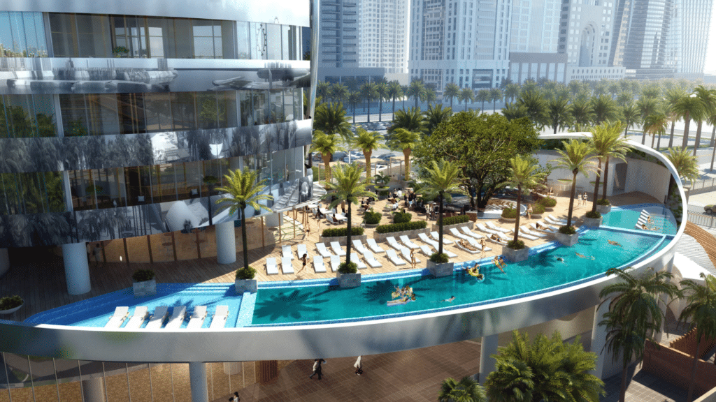 W Dubai Mina Seyahi WET Deck Pool