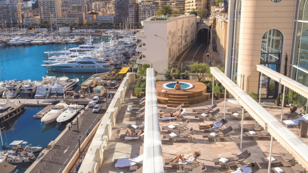 Hotel Hermitage Monte Carlo Sonnenterrasse Pool