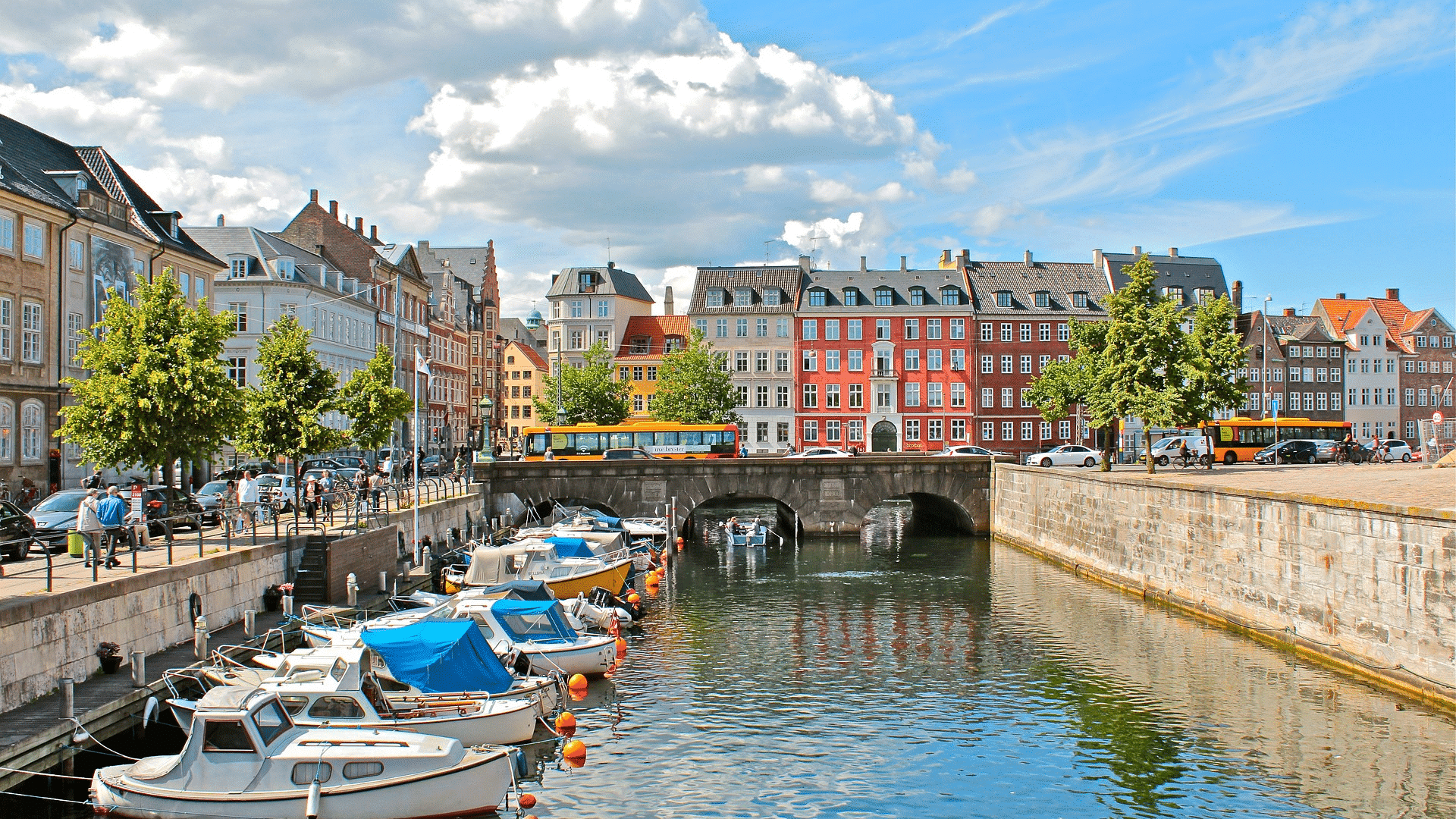 Kopenhagen Daenemark Kanal Hafen