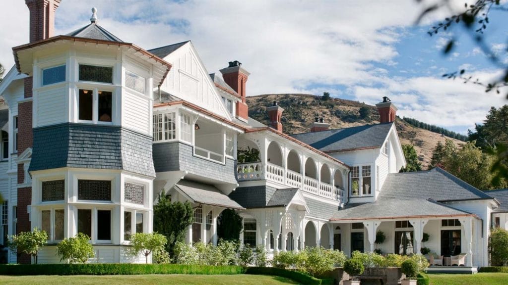 Otahuna Lodge Neuseeland Aussenansicht