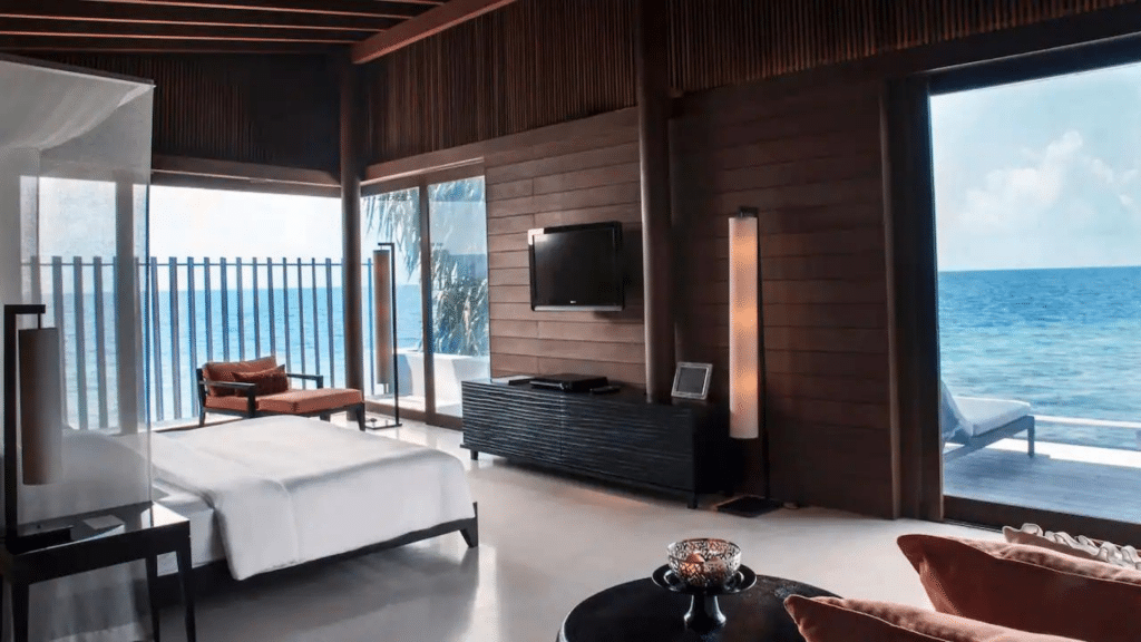 Chambre avec piscine privée à l'hôtel Park Hyatt Maldives Hadahaa
