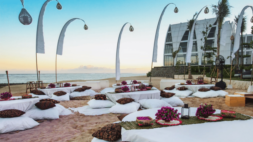 Ritz Carlton Bali Resort Dinner Am Strand