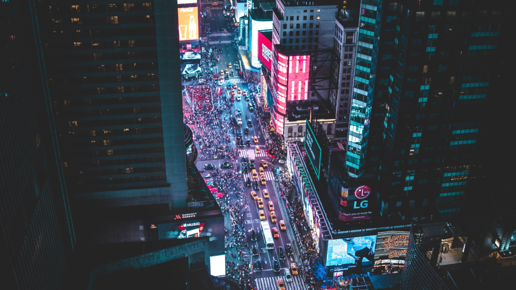 Times Square At Night
