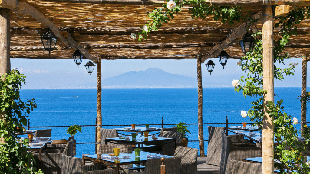 Villa Marina Capri Restaurant Aussicht