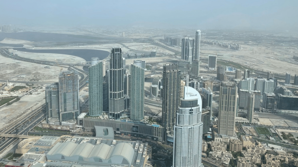 Dubai Burj Khalifa Ausblick