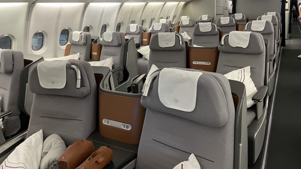 Eurowings Discover Business Class Airbus A330 Sitze Ueberblick