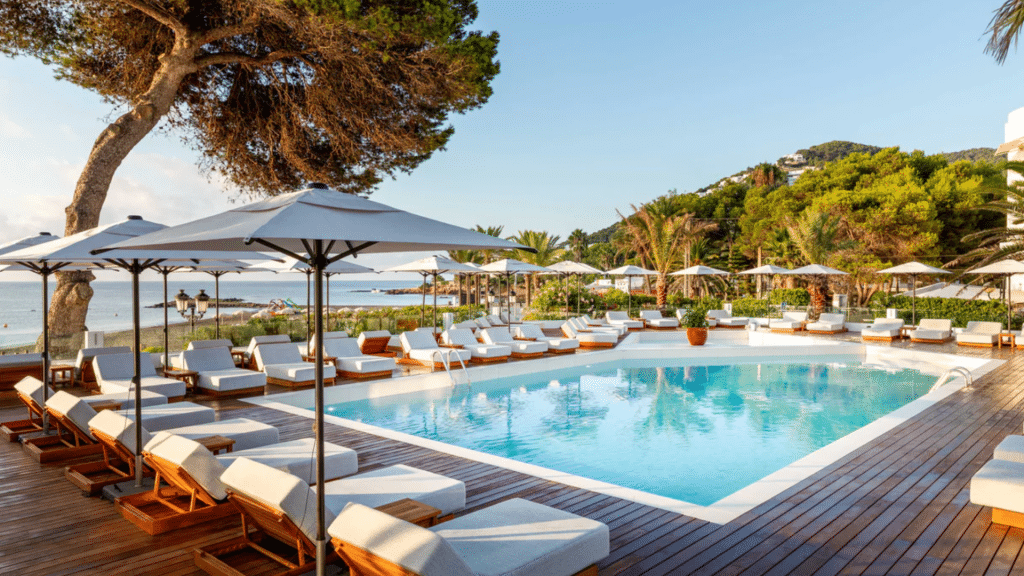 Hotel Riomar Ibiza Außenpool Mit Strandzugang