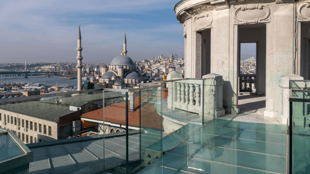 Orientbank Hotel Istanbul Dachterrasse Ausblick