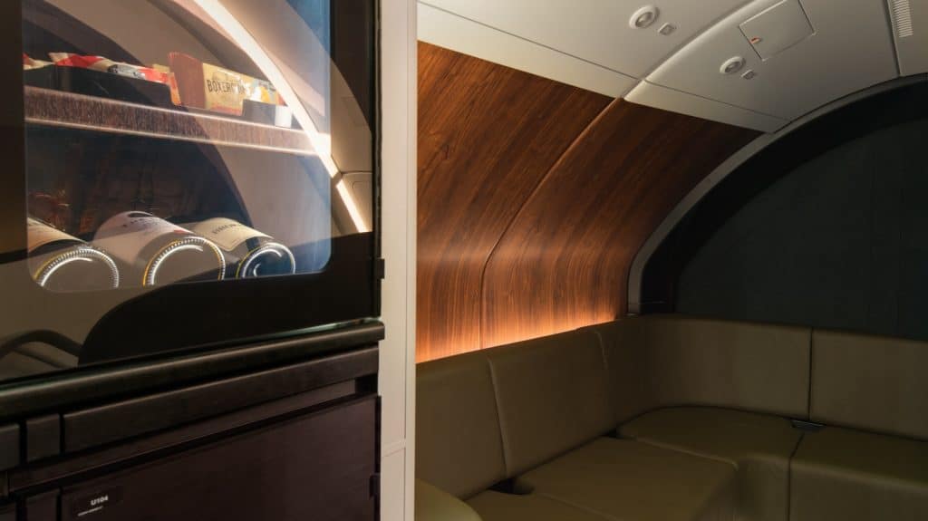 Qantas A380 Onboard Lounge