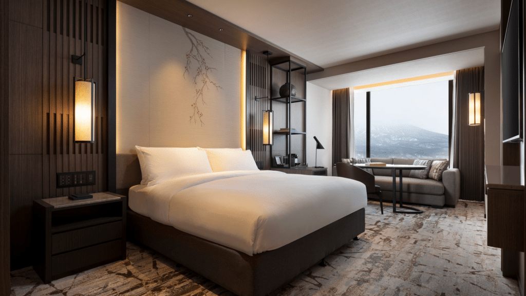 Ritz Carlton Reserve Japan Yotei Suite Schlafzimmer