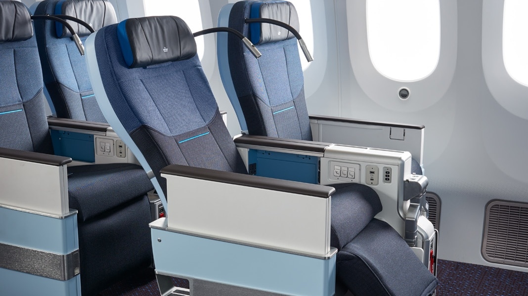 KLM Premium Economy Premium Comfort Sitz