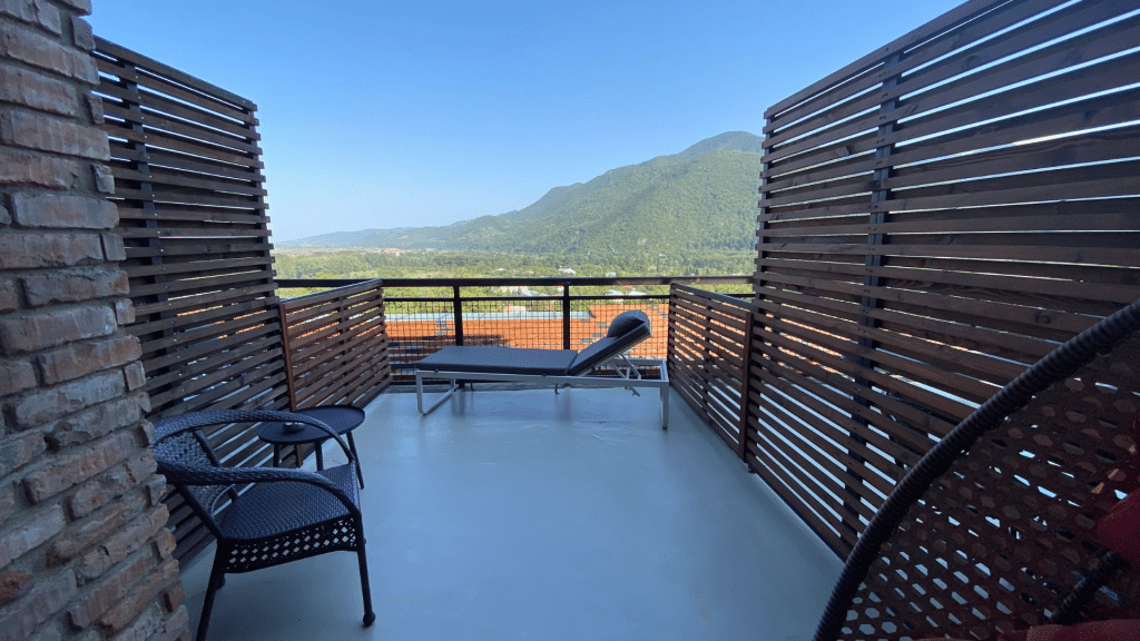Ausblick Vom Balkon Mtserlebi Resort 