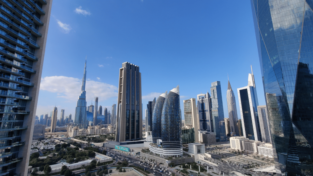 Ausblick Vom Waldorf Astoria Dubai DIFC 