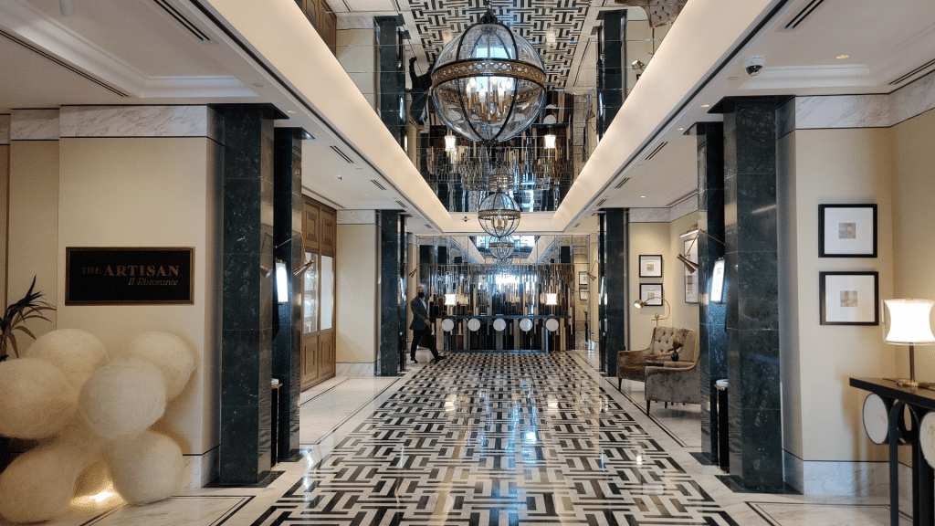 Eingangsbereich Im Waldorf Astoria Dubai DIFC