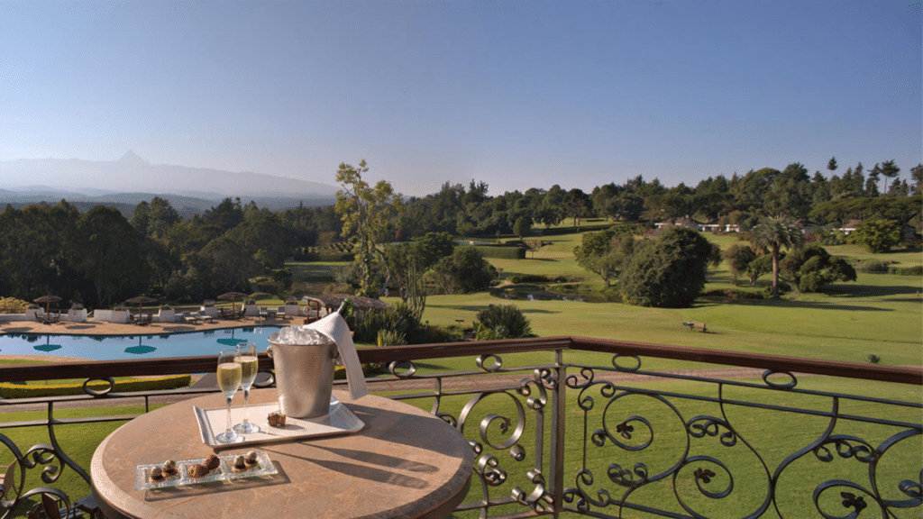 Fairmont Mount Kenya Safari Club Aussicht Auf Golfplatz