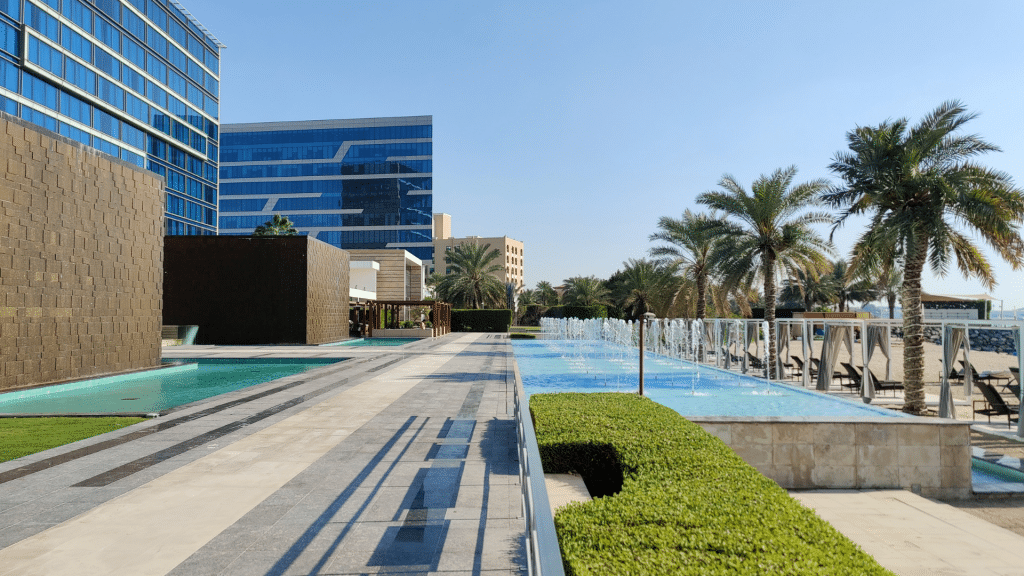 Anlage des Fairmont Bab Al Bahr Abu Dhabi